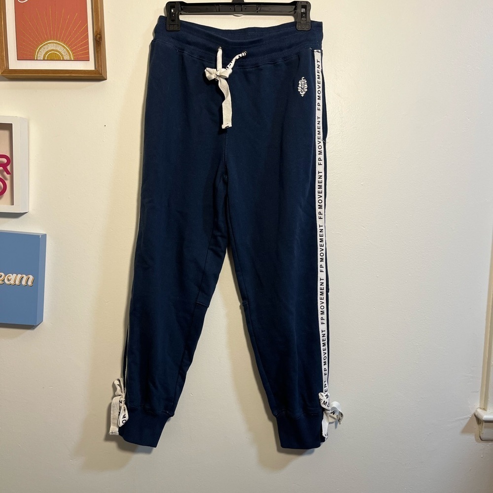 Free People Navy Blue Joggers